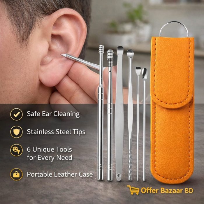 6-in-1 Stainless Steel Ear Cleaning Tool Set