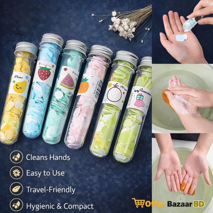 Portable Paper Soap Sheets – Travel Hand Wash Soap