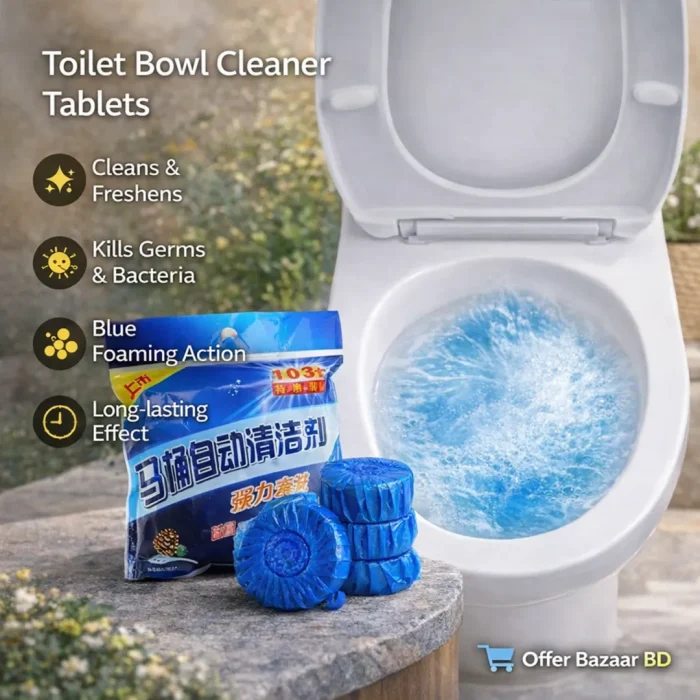 Automatic Blue Toilet Cleaning Tablet